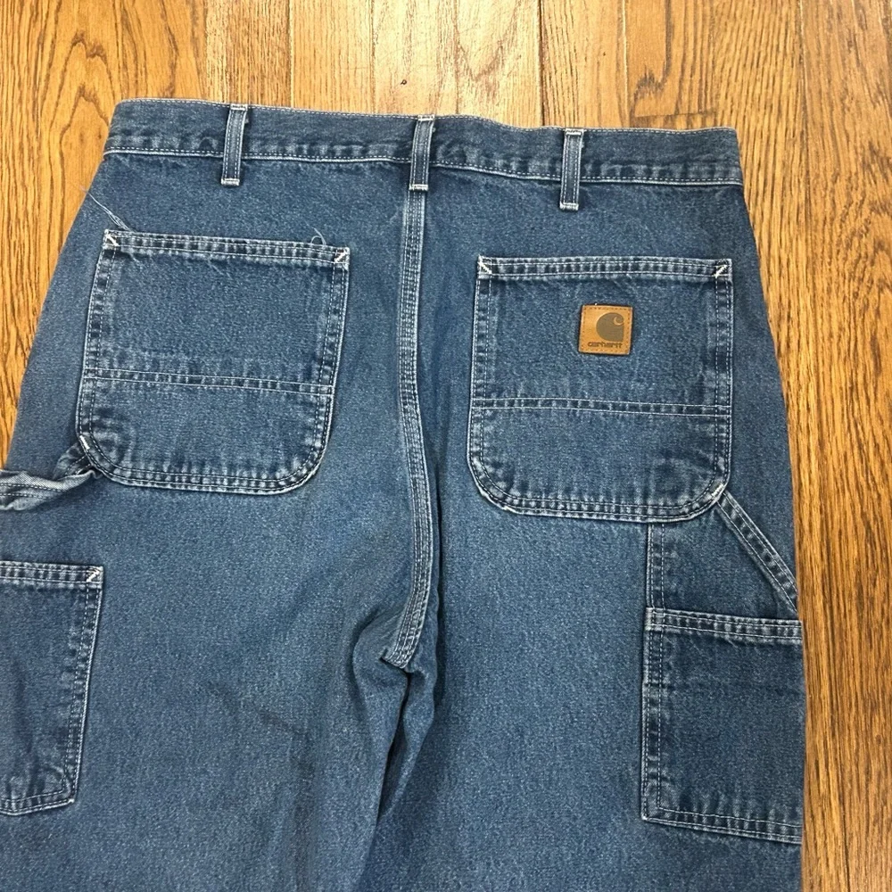 Carhartt Men’s Carpenter Jeans Dungaree Fit Size 34 X 34 - Picture 5 of 5
